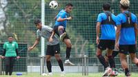 Timnas U-23 Indonesia saat melakoni uji coba internal (dok: pssi)