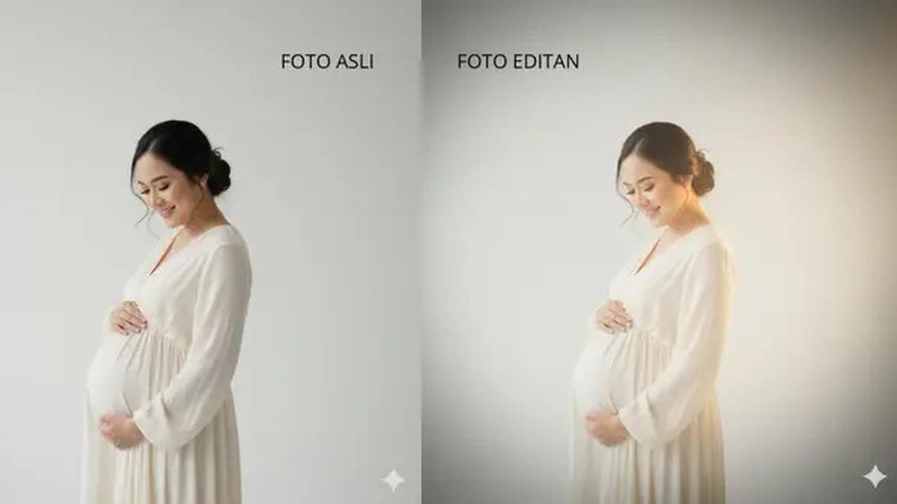 7 Contoh Prompt Gemini AI Edit Foto Maternity Shoot, dari Efek Dreamy hingga Sinematik