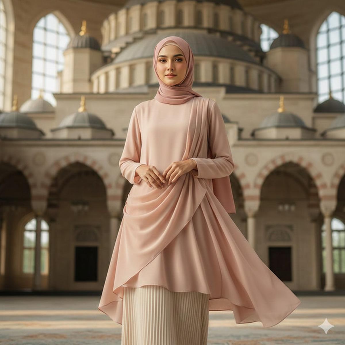 8 Tunik Muslim Wanita Lebaran 2026 Nyaman Adem, Pilihan Terbaik untuk Hari Raya