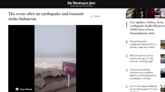 <p>Penelusuran klaim video tsunami setelah gempa Turki</p>