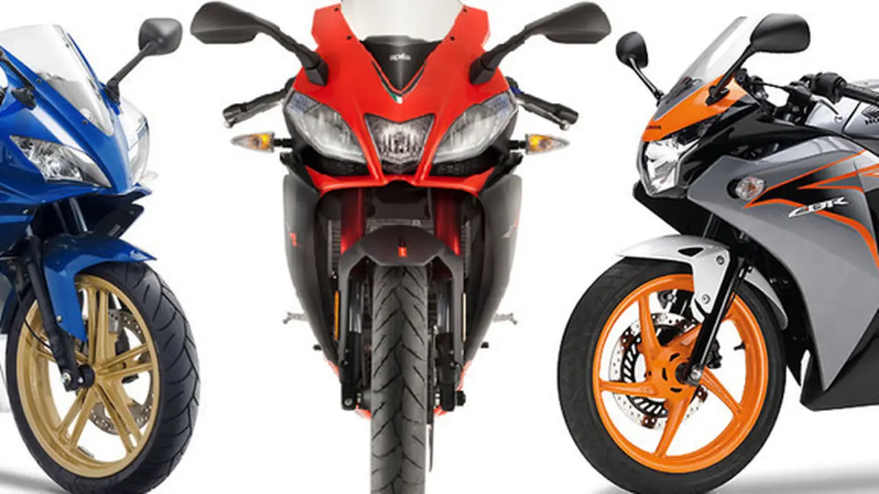 Yamaha YZF-R125, Aprilia RS4 125 dan Honda CBR125R