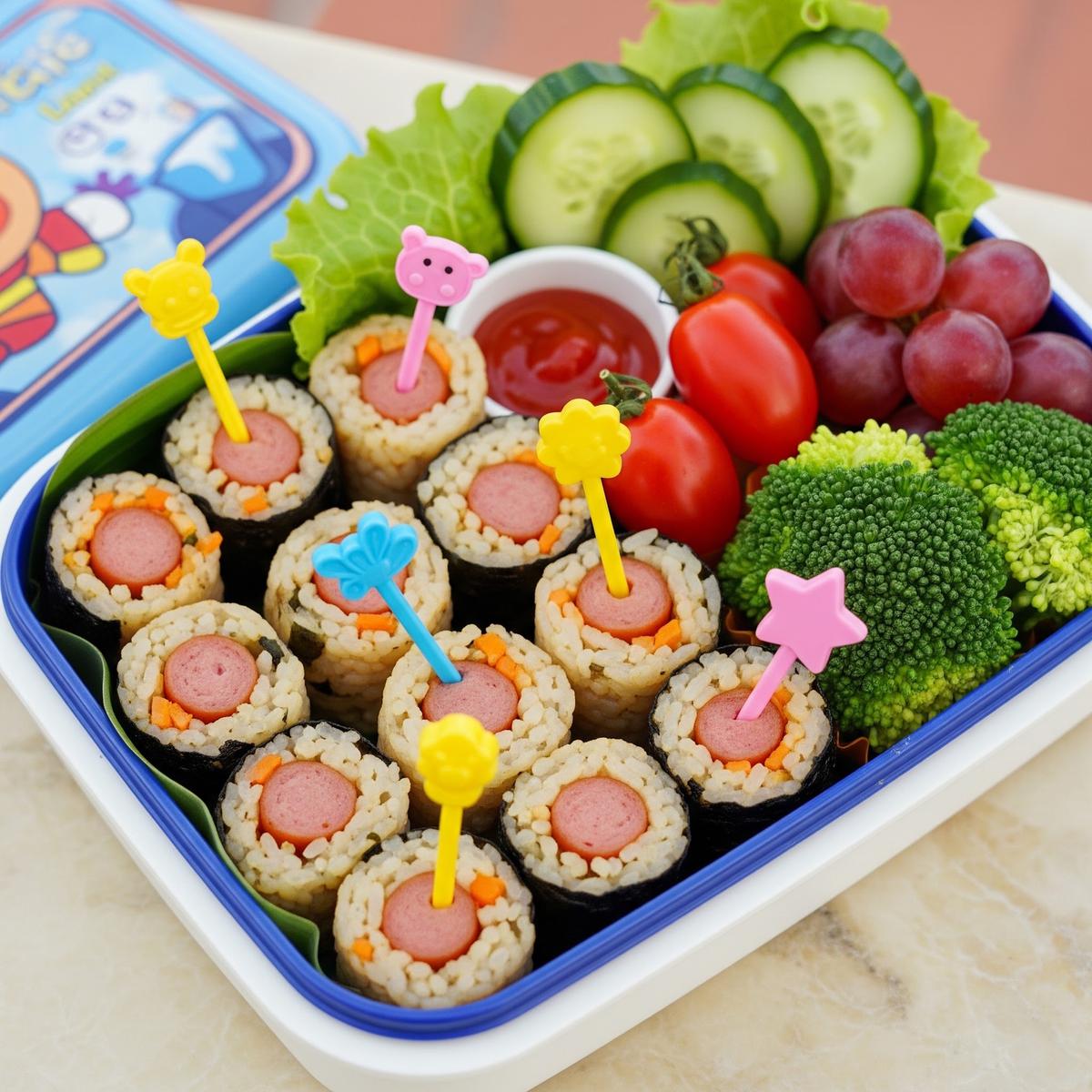 Ide Bekal Anak dengan 3 Bahan Saja (AI Generated)