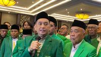 Agus Suparmanto Tasyakuran usai terpilih jadi Ketum PPP (Foto: Delvira Hutabarat/Liputan6.com)