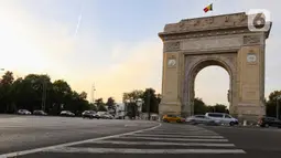 Monumen yang dirancang oleh Petre Antonescu ini dibangun pada tahun 1921–1922. (Liputan6.com/Herman Zakharia)