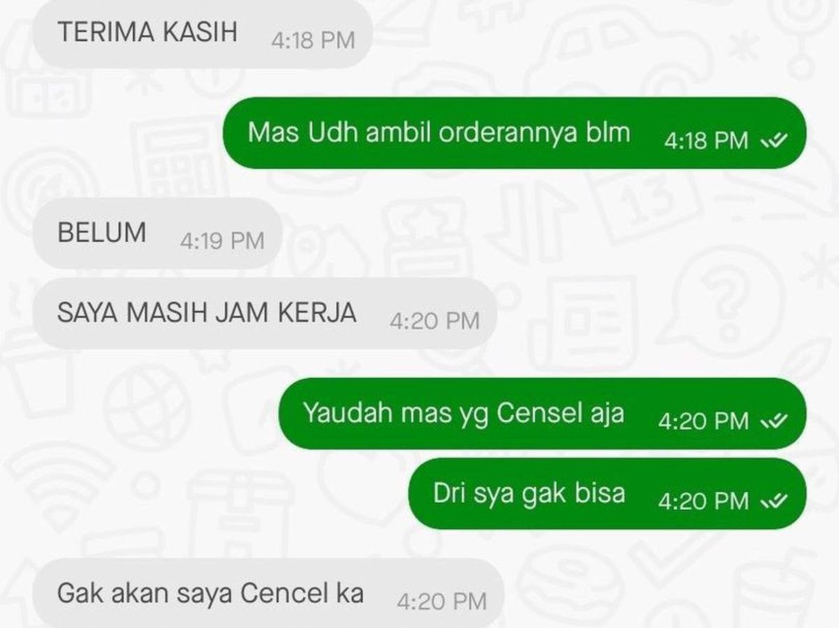 Tak Mau Cancel