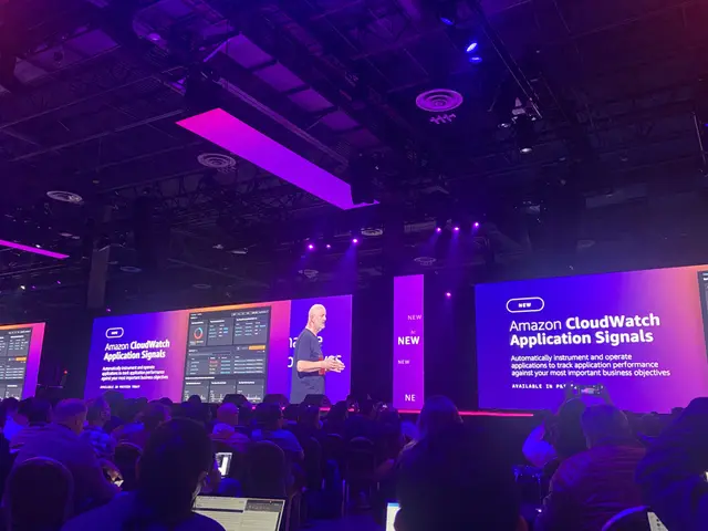 Penutupan acara tahunan terbesar milik Amazon Web Service (AWS), re: Invent 2023 yang digelar di Venetian Convention Center, Las Vegas, Amerika Serikat. (Liputan6.com/Radityo Priyasmoro)