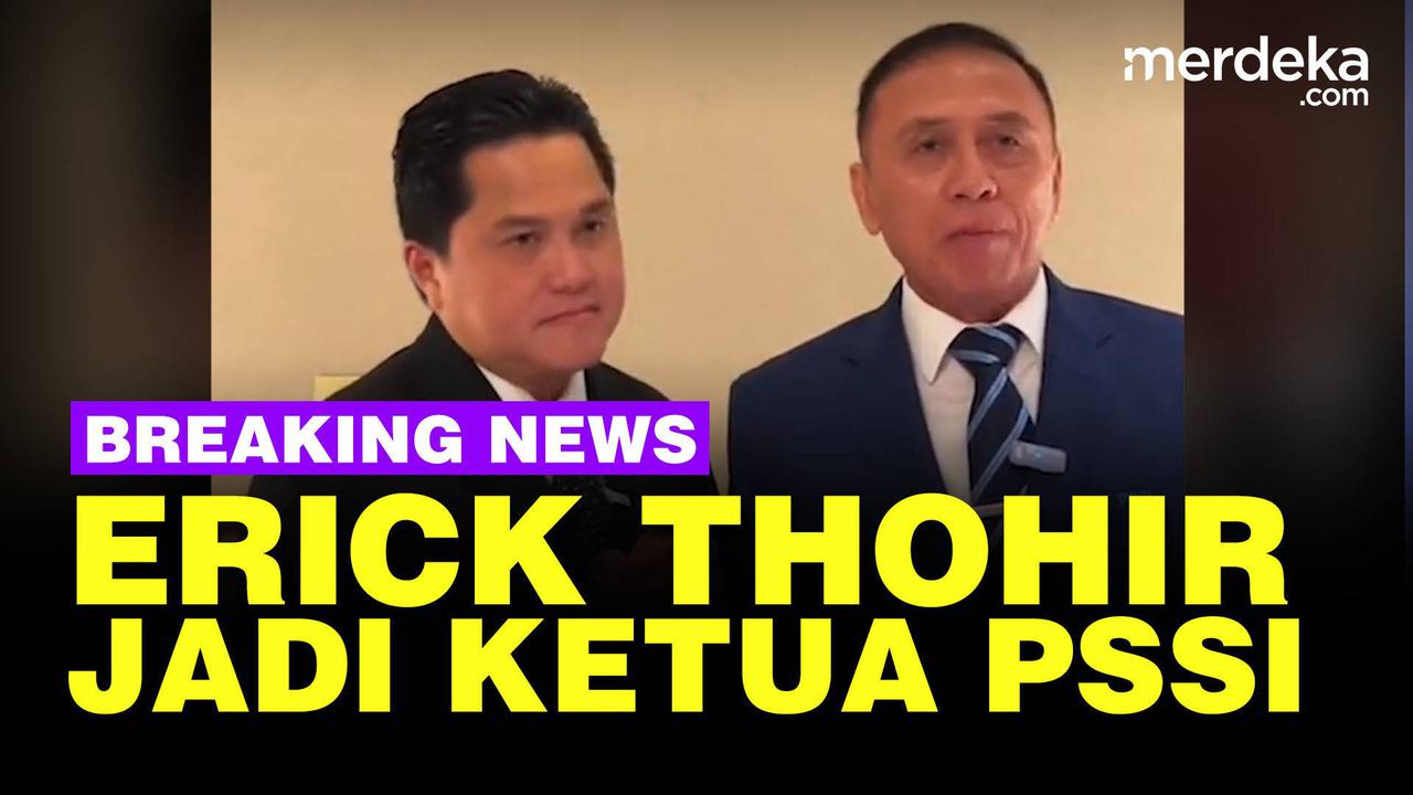 VIDEO: Detik-Detik Erick Thohir Terpilih Menjadi Ketua Umum PSSI 2023-2027