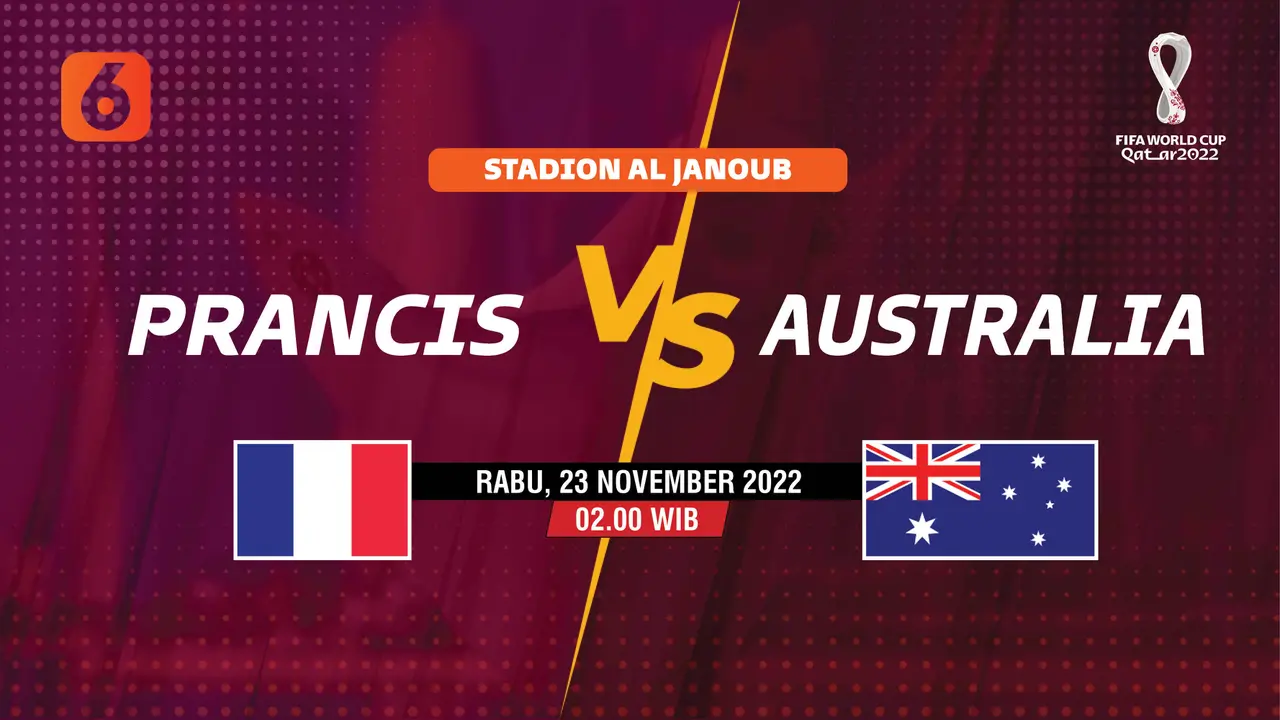 PIALA DUNIA 2022 Prancis vs Australia