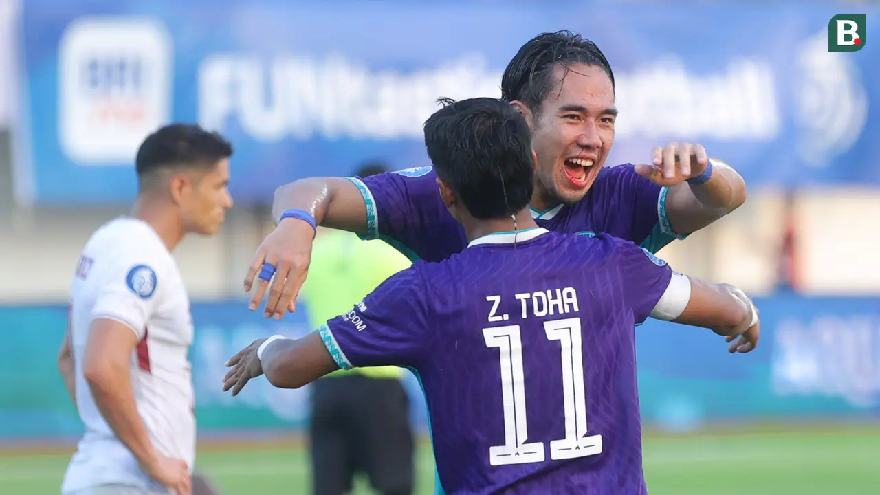 Foto: Semangat Membara Ryuji Utomo Saat Membawa Persita Tumbangkan Persik di BRI Liga 1