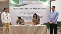 Penandatanganan Head of Agreement (HoA) Lapangan Lengo Blok Bulu antara Petrokimia Gresik dengan Kris Energy Ltd. selaku Kontraktor Kontrak Kerja Sama (KKKS) di Surabaya, Rabu (31/8).