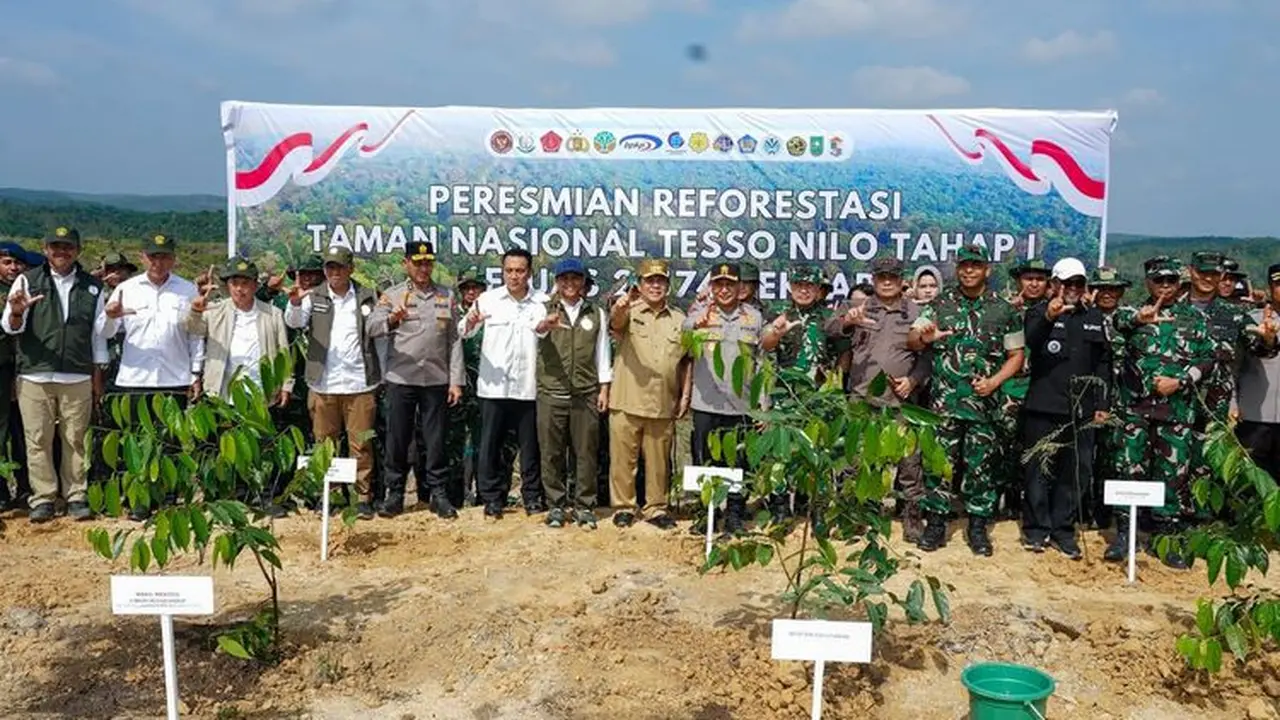 Peresmian Reforestasi Taman Nasional Tesso Nilo