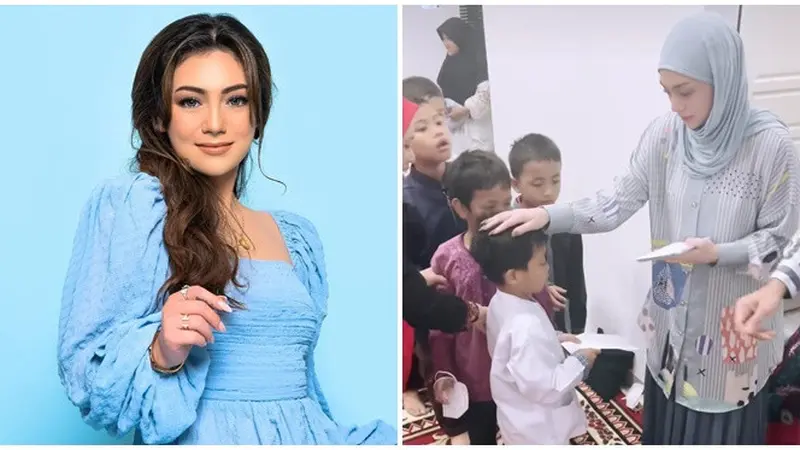 6 Momen Ulang Tahun Celine Evangelista Ke-30, Bareng Anak Yatim dan Pakai Hijab