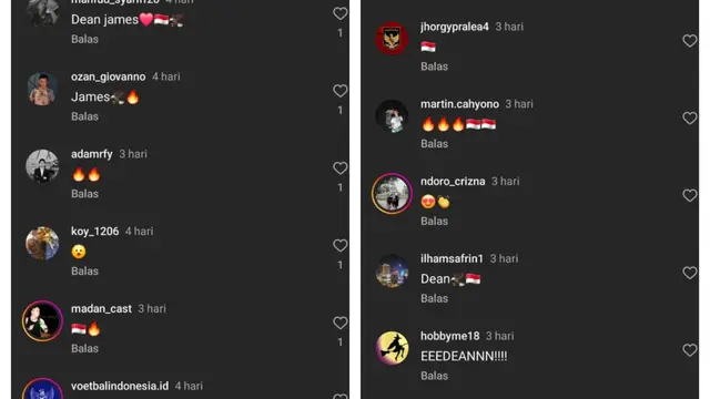 Postingan Go Ahead Eagles yang Ada Dean James Punya Ratusan Komentar/Instagram Go Ahead Eagles