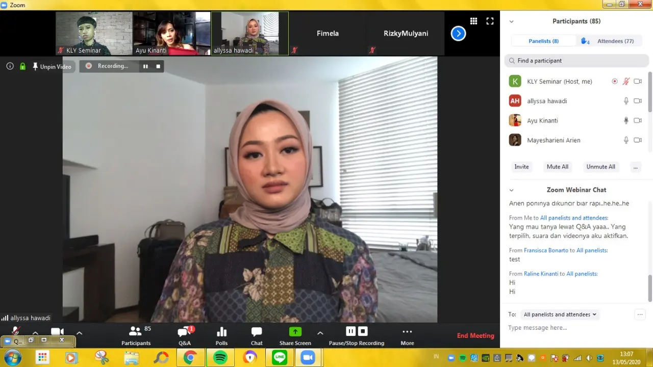 Saksikan Live Streaming Fimelahood From Home Bareng Allyssa Hawadi di Vidio.com
