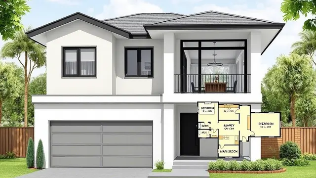 Denah Rumah 2 Lantai Minimalis