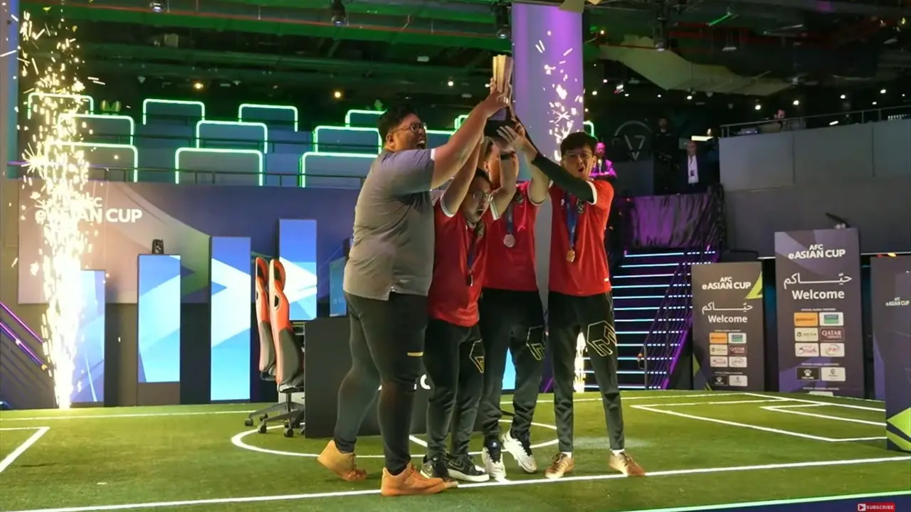 eTimnas Indonesia menjuarai AFC eAsian Cup 2023.