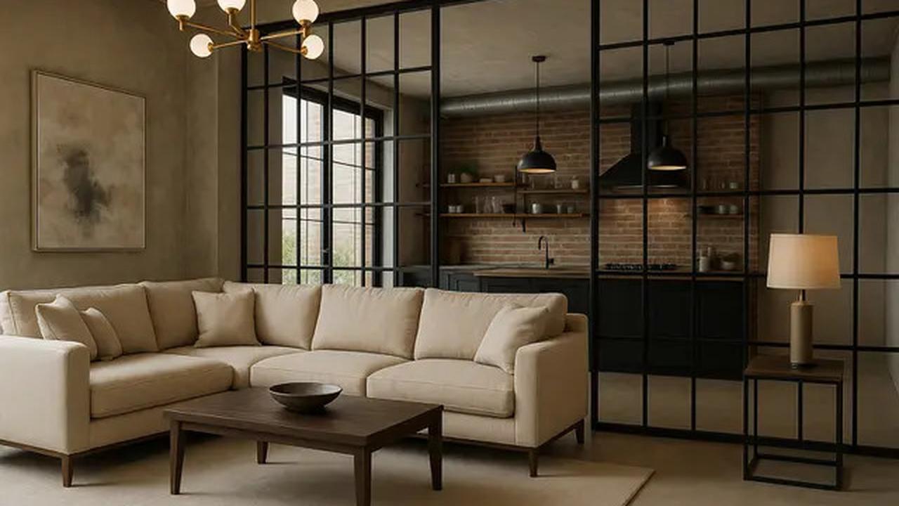 5 Inspirasi Desain Sekat Ruang Tamu dan Dapur yang Estetis, Cocok untuk Rumah Modern 2025