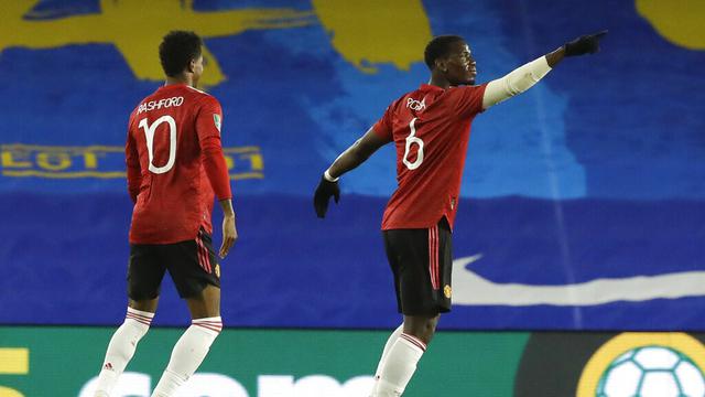 Hasil Carabao Cup Paul Pogba Cetak Gol Tendangan Bebas Indah Manchester United Lumat Brighton Inggris Bola Com
