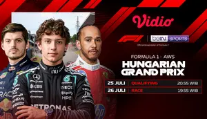 Streaming Formula 1 AWS Hungarian Grand Prix: Persaingan Sebelum Jeda Musim Panas di Vidio