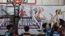 Sebanyak 64 SMA mengikuti kompetisi Basket 3x3 antar pelajar Sejabodetabek. (Bola.com/M Iqbal Ichsan)