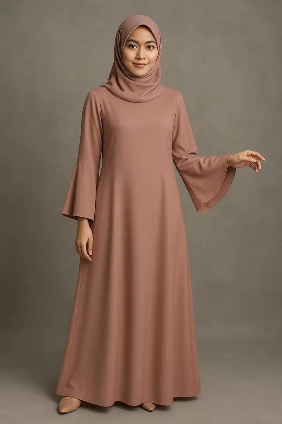7 Model Gamis Simple untuk Kondangan, Tetap Elegan Tanpa Berlebihan