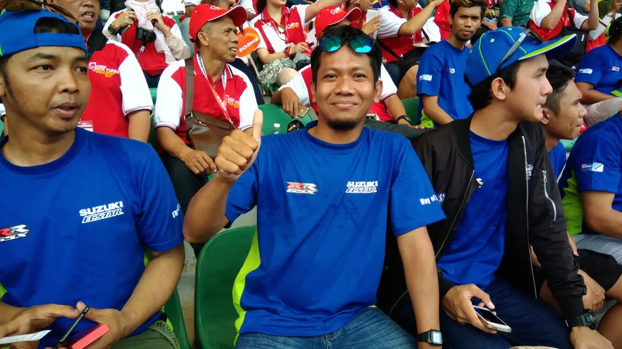 Fajar Suryadarma, salah satu pemenang program nonton langsung MotoGP Sepang (Liputan6.com/Defri Saefullah)