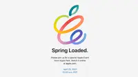 bar Undangan, Apple Umumkan iPad Baru pada 20 April 2021. (Doc: Apple)