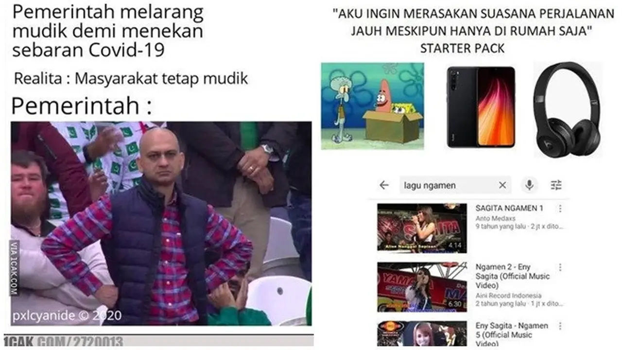 7 Meme Kocak Larangan Mudik 2021 Ini Bikin Geregetan