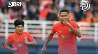Penyerang Borneo FC Samarinda Fajar Fathur Rahman merayakan golnya ke gawang Persib Bandung pada laga pekan ketiga BRI Liga 1 2022/2023 di Stadion Segiri, Samarinda, Minggu, 7 Agustus. (foto: Twitter&nbsp;Liga1Match)
&nbsp;
