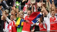 Arsenal menjadi klub tersukses di Piala FA setelah meraih gelar ke-13 sepanjang keikutsertaan mereka di turnamen tersebut.