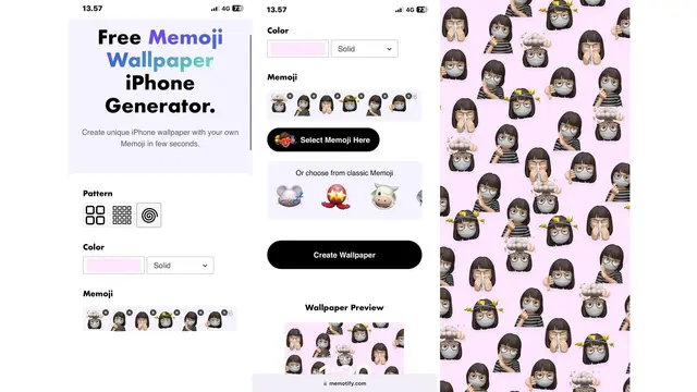 cara buat wallpaper memoji untuk iPhone