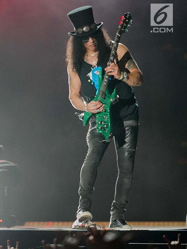 Guns N Roses Konser Di Jakarta Axl Rose Dan Slash Makin Akrab Showbiz Liputan6 Com