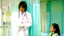 Saat itu, Agnez Mo memerankan seorang pasien yang ditangani Jerry Yan sebagai dokter. (Foto: Istimewa)