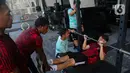 Sebanyak 30 pesepak bola muda Indonesia mengikuti latihan ini. (Liputan6.com/Herman Zakharia)