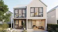 7 Desain Gambar Rumah Minimalis 2 Lantai Bergaya Skandinavia di Lahan Terbatas yang Cozy
