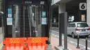 Suasana Stasiun MRT ASEAN yang sepi karena ditutup di Jakarta, Senin (20/4/2020). PT MRT Jakarta (Perseroda) membatasi operasional MRT pada Stasiun Haji Nawi, Stasiun Blok A, dan Stasiun ASEAN mulai Senin 20 April 2020. (Liputan6.com/Immanuel Antonius)