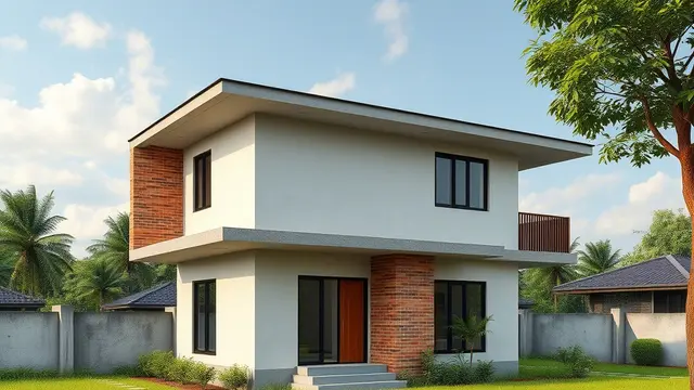 Desain Rumah Tumbuh 2 Lantai Sederhana