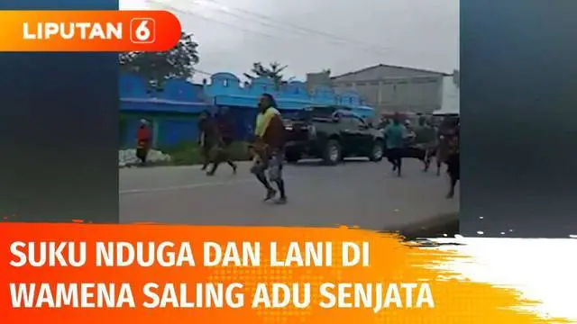 Sudah 2 hari, bentrokan antar suku kembali terjadi di Wamena, Papua, hingga dua orang di antaranya tewas dan puluhan lainnya luka-luka. Diduga bentrok dipicu kematian seorang warga suku Nduga dan langsung menyerang Suku Lani.