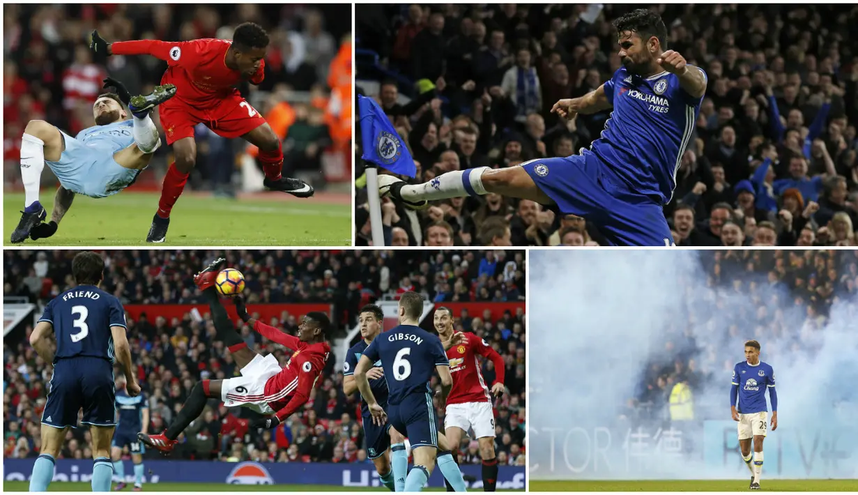 Berikut ini 10 foto terbaik pada ajang Liga Inggris 2016-2017 pekan ke-19 yang jadi pilihan Redaksi Bola.com.
