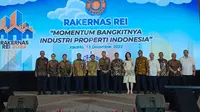 Persatuan Perusahaan Realestat Indonesia (REI) menggelar Rapat Kerja Nasional (Rakernas) Tahun 2022 di Jakarta, 12-13 Desember 2022.