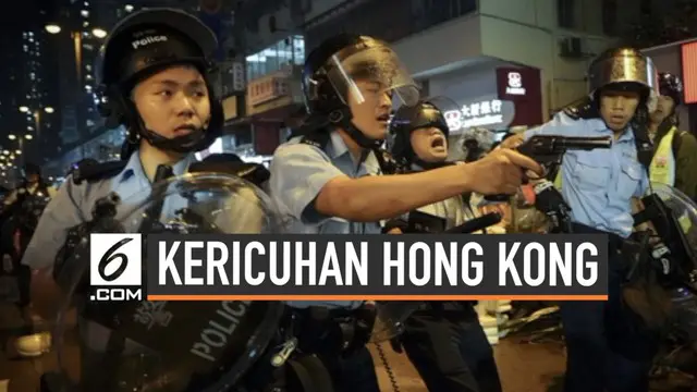 Kepolisian Hong Kong angkat bicara soal anggotanya yang menodongkan pistol ke arah demonstran. Kepolisian mengklaim tindakan tersebut adalah perlindungan diri.