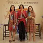 Starbucks meluncurkan rangkaian city collection merchandise yang berkolaborasi dengan fesyen brand Tanah Air, Purana. (Dok: Starbucks)