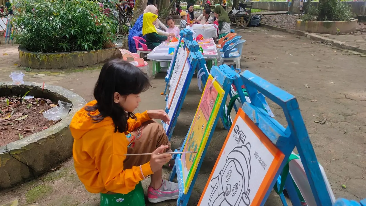 Wisata Kuliner Mingguan di Palembang, Ruang Terbuka Hijau yang Ramah Anak