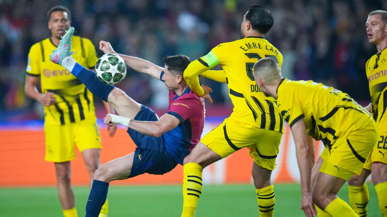 Foto: Melihat Keganasan Trio Barcelona, Dortmund Babak Belur di Liga Champions