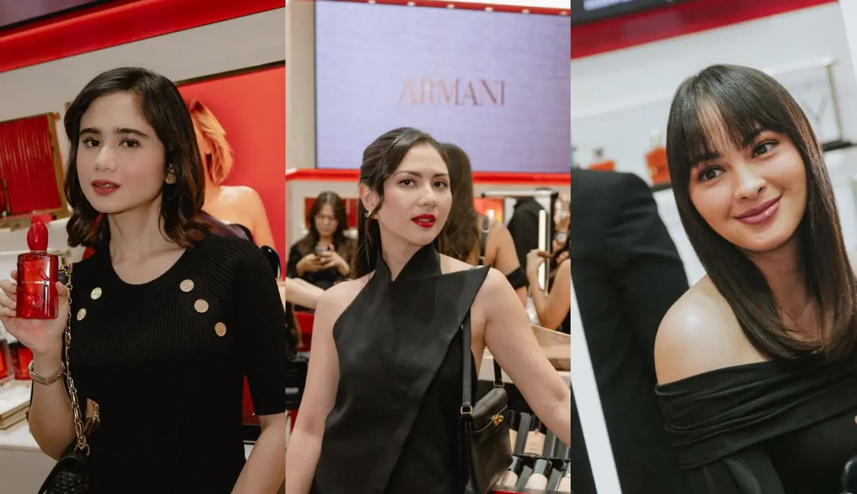 Armani Beauty First Flagship Boutique hadir di Jakarta. Berlokasi di Plaza Indonesia lantai 2, Armani Beauty meresmikan butik pertamanya di awal April 2026 lalu. Dihadiri para selebritas Indonesia seperti Jolene Marie, Jessica Milla dan Tissa Biani. / Foto: doc Armani Beauty Indonesia.