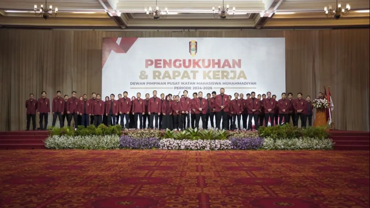 Dewan Pimpinan Pusat Ikatan Mahasiswa Muhammadiyah (DPP IMM) melangsungkan agenda pengukuhan di Balai Sudirman pada Selasa (21/5/2024) (Istimewa)