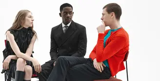 Prada telah memilih Harris Dickinson, Damson Idris, Yili Ma, Hunter Schafer dan Letitia Wright dalam kampanye wanita dan pria musim gugur/musim dingin 2024. [Dok/Prada].