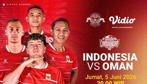 Garuda Championship Series 2026: Indonesia vs Oman di Vidio. (doc. vidio)