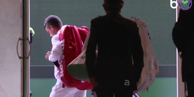 VIDEO: Roger Federer Vs Novak Djokovic di Final Tenis Wimbledon 2019