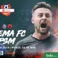 Shopee Liga 1 - Arema FC Vs PSM Makassar Head to Head Pemain (Bola.com/Adreanus Titus)